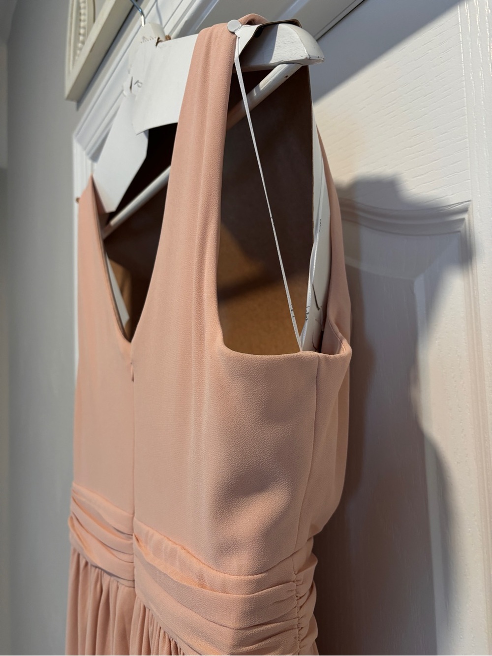 Lulu's Thoughts of Hue Bridesmaid Maxi Dress Blush Pink L - Picture 3 of 7